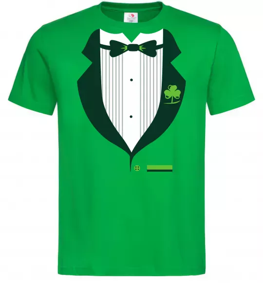 Мужская футболка ИРЛАНДСКИЙ КОСТЮМ, колір - зелений, розмір - С Зеленый фото