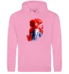 Мужская толстовка (худи) Spider man Розовый фото