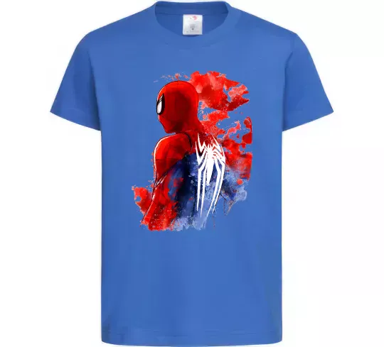 Дитяча футболка Spider man Яскраво-синій фото