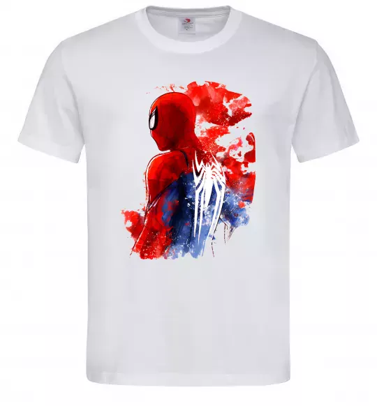 Чоловіча футболка Spider man Білий фото