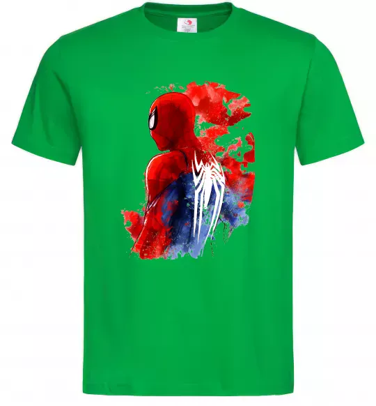 Чоловіча футболка Spider man Зелений фото