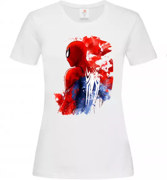 Жіноча футболка Spider man Білий фото