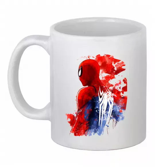 Чашка керамічна Spider man Білий фото