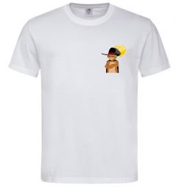 Чоловіча футболка Кіт у чоботях ВИШИВКА Чоловіча футболка Кіт у чоботях ВИШИВКА