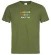 Мужская футболка Аналітик ВИШИВКА Оливковый Мужская футболка Аналітик ВИШИВКА Оливковый фото