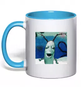 Чашка с цветной ручкой Чашка с цветной ручкой