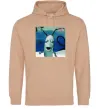 Мужская толстовка (худи) Планктон Песочный фото