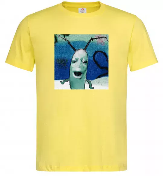 Мужская футболка Планктон Лимонный фото