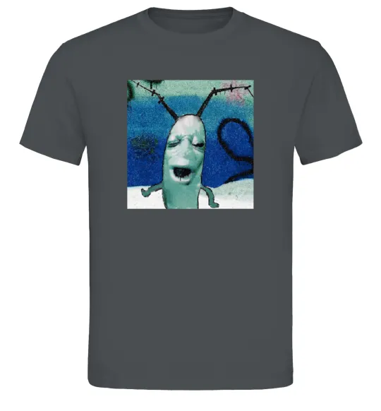 Мужская футболка Планктон Графит фото