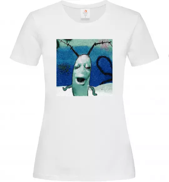 Жіноча футболка Планктон Білий фото