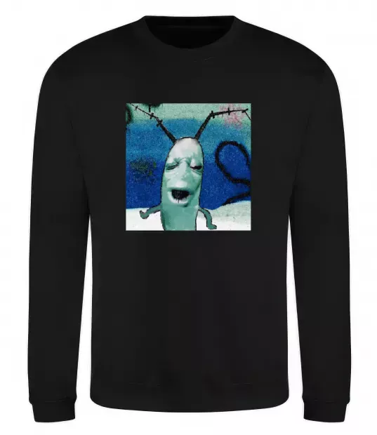 Світшот Планктон Чорний фото