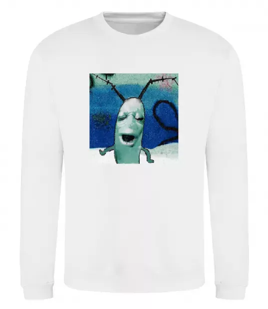 Світшот Планктон Білий фото