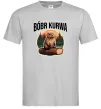 Чоловіча футболка Bobr kurwa Сірий Чоловіча футболка Bobr kurwa Сірий фото
