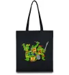 Эко-сумка Черепашки-ніндзя Черный фото