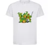 Дитяча футболка Черепашки-ніндзя Білий фото