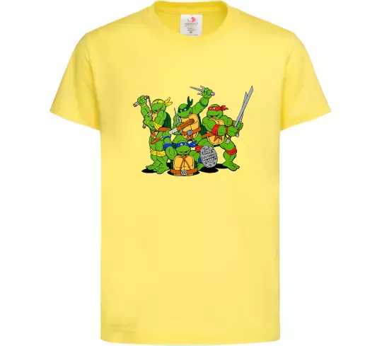 Дитяча футболка Черепашки-ніндзя Лимонний фото