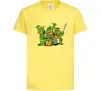 Дитяча футболка Черепашки-ніндзя Лимонний фото