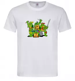 Чоловіча футболка TMNT face Сірий фото Чоловіча футболка TMNT face Сірий фото