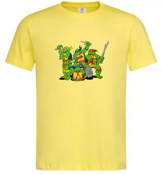 Чоловіча футболка Черепашки-ніндзя Лимонний фото