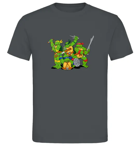 Чоловіча футболка Черепашки-ніндзя Графіт фото