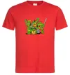 Чоловіча футболка Черепашки-ніндзя Червоний Чоловіча футболка Черепашки-ніндзя Червоний фото