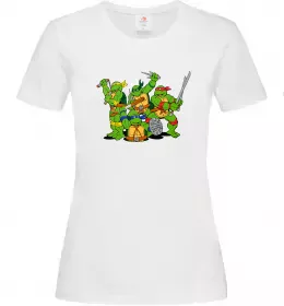 Жіноча футболка Мікеланджело Блакитний фото