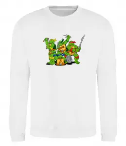 Свитшот Черепашки-ніндзя Белый фото