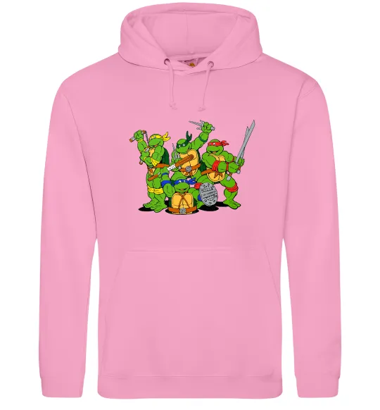 Чоловіча толстовка (худі) Черепашки-ніндзя Рожевий фото