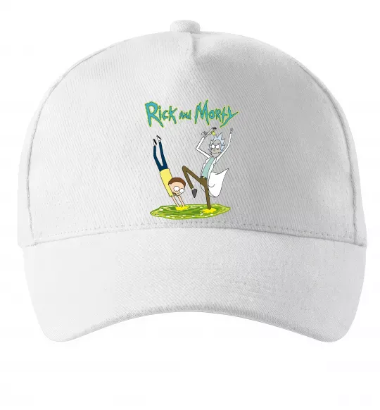 Кепка Рік та Морті портал Белый фото