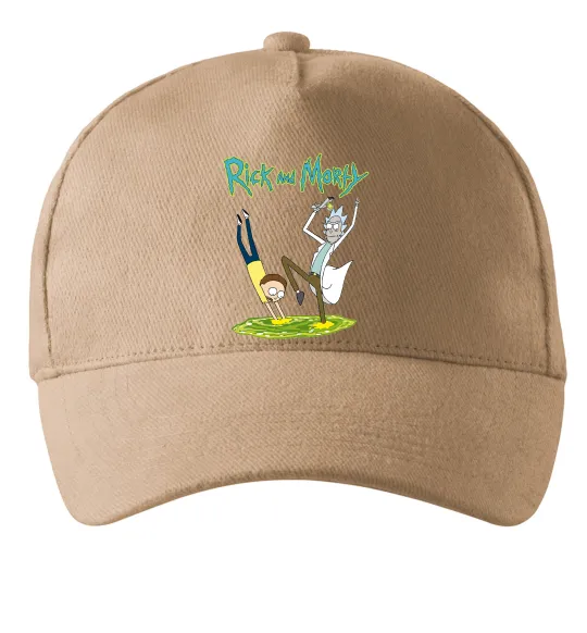 Кепка Рік та Морті портал Пісочний фото