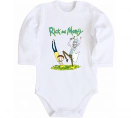 Дитячий бодік Рік та Морті портал