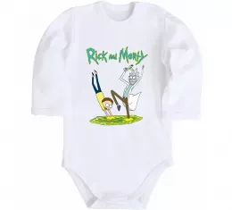 Детский боди Riiick Белый фото