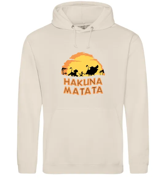 Женская толстовка (худи) Hakuna matata logo Таш фото