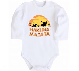 Дитячий бодік Hakuna matata logo Дитячий бодік Hakuna matata logo