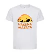 Детская футболка Hakuna matata logo Белый фото