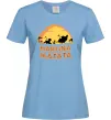 Женская футболка Hakuna matata logo Голубой Женская футболка Hakuna matata logo Голубой фото