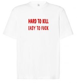 Футболка Оверсайз Hard to kill