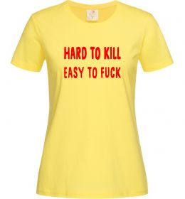 Жіноча футболка Hard to kill