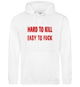 Женская толстовка (худи) Hard to kill