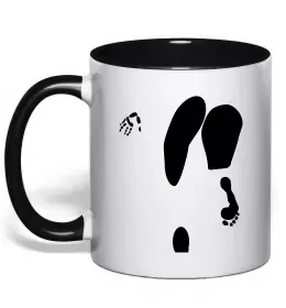 Чашка с цветной ручкой