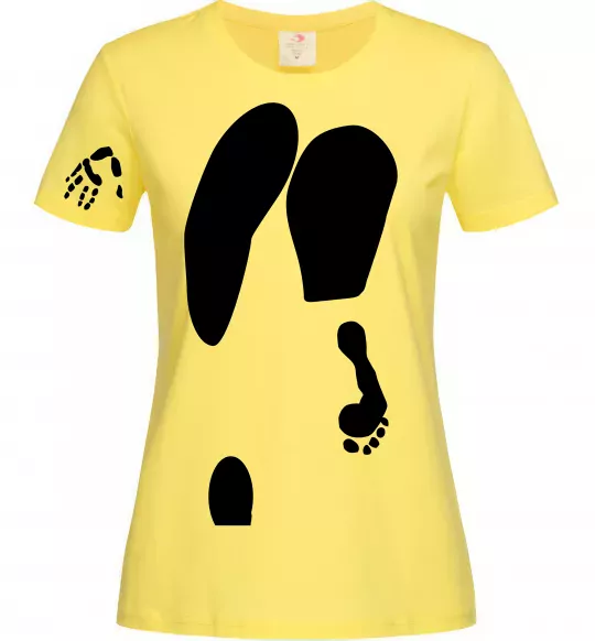 Женская футболка Popa Лимонный фото