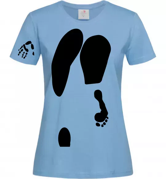 Женская футболка Popa Голубой фото