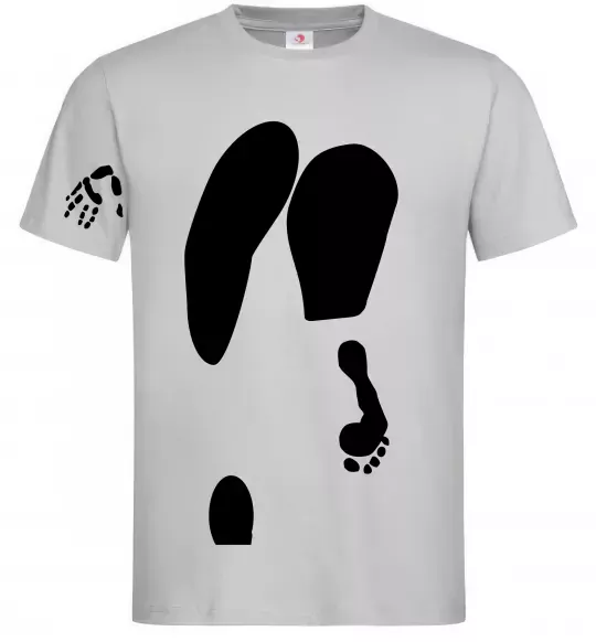 Мужская футболка Popa Серый фото