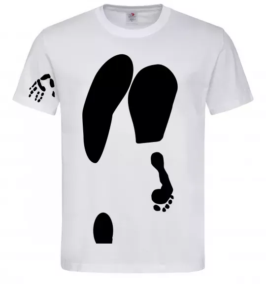 Мужская футболка Popa Белый фото