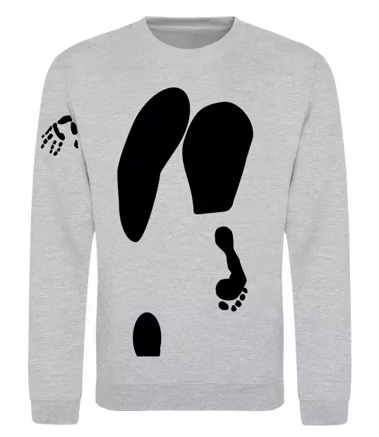 Свитшот Popa Серый меланж фото