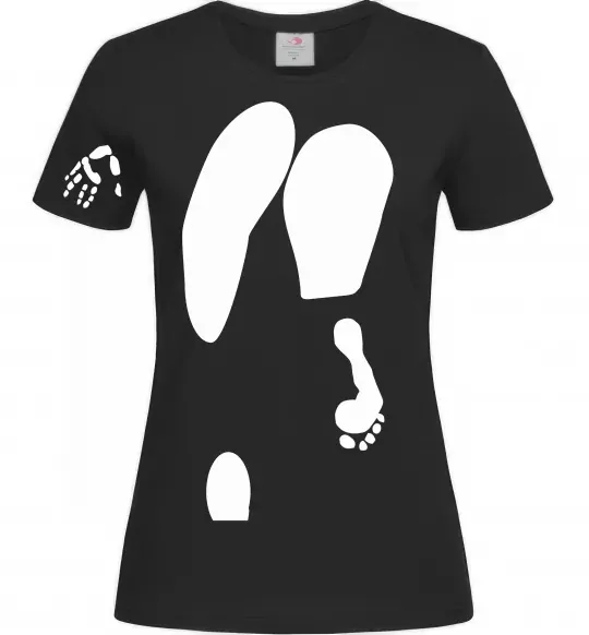 Женская футболка Popa Черный фото