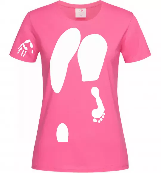 Женская футболка Popa Ярко-розовый фото