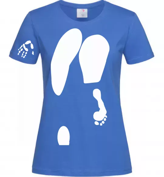 Женская футболка Popa Ярко-синий фото