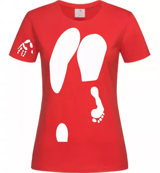 Женская футболка Popa Красный фото