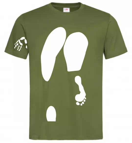 Мужская футболка Popa Оливковый фото